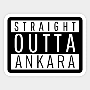 Straight Outta Ankara Sticker